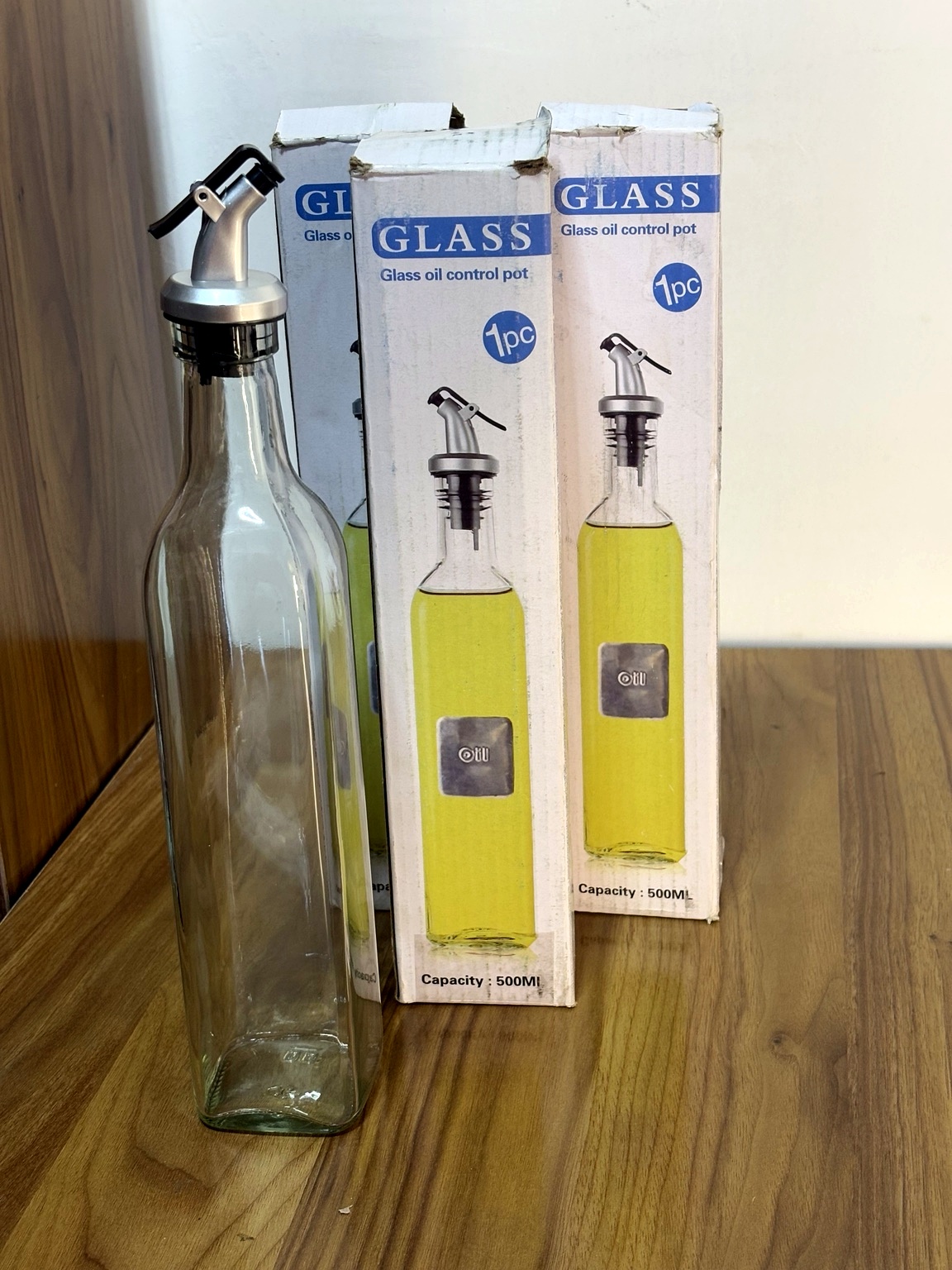 Glass Oil Bottle 500ml